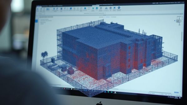 Scan LiDAR d'un bâtiment : du nuage de points au plan exploitable